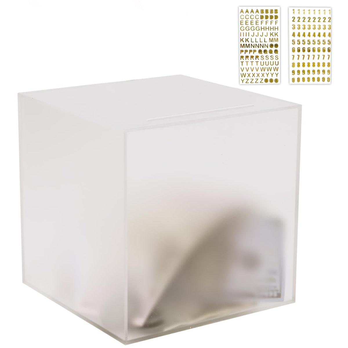 (10" H x 6" D) Large Clear Piggy Bank, Acrylic Piggy Bank for Adults Must Break to Open, Unopenable Money Saving Box for Boys Girls Birthday Gift