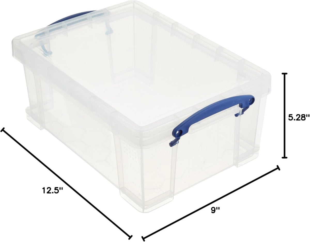 Really Useful 9.0 Liter Box, Clear