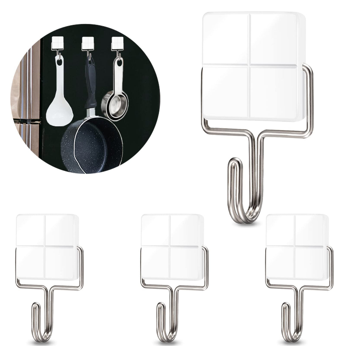 MAGTSMEI Magnetic Hooks for Cruise Cabins, Strong Neodymium Magnet Hook, Heavy Duty Magnet Coat Rack with 5 Metal Hooks for Indoor Outdoor Hanging, Kitchen, Keys Holder, Refrigerator, Oven