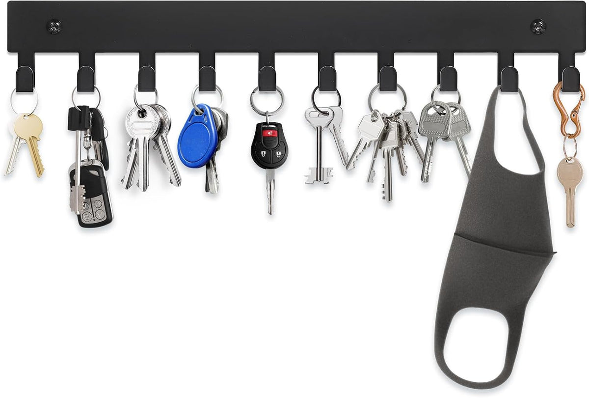 Magnetic Key Holder for Frideg,Heavy Duty Magnetic Key Hanger with 10 Hooks