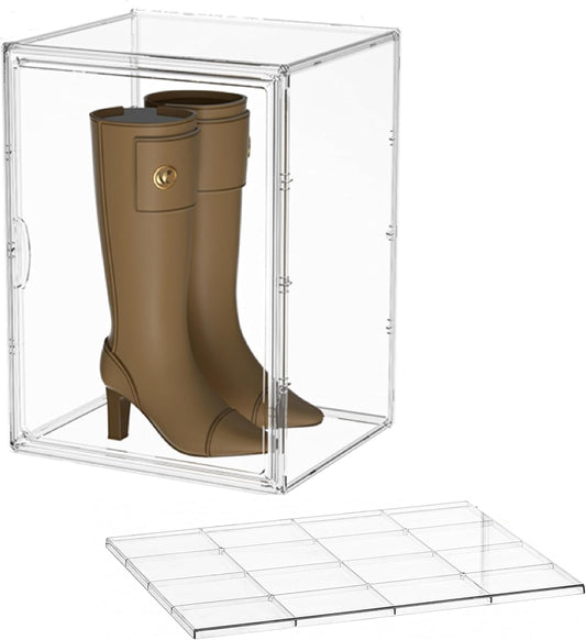 Attelite XXX-Large Acrylic Display Case Boot Shoe Storage Boxes