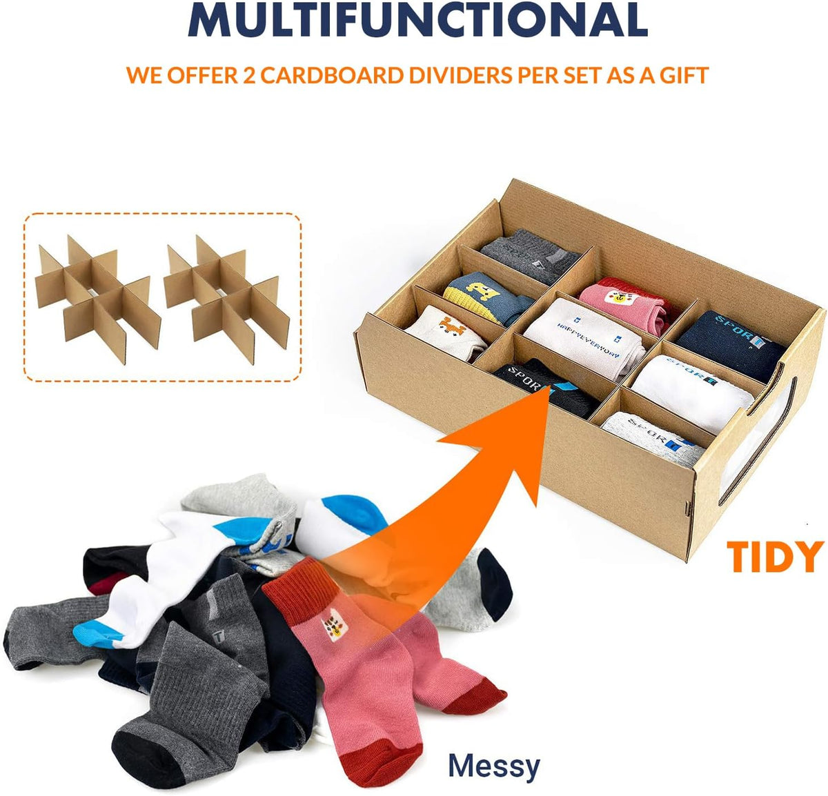 Cardboard Shoe Storage Boxes, 12 Pack, Foldable Stackable Drawer Organizers with Clear Window and Labels for Closets, 13.2 x 8.3 x 5.1 in