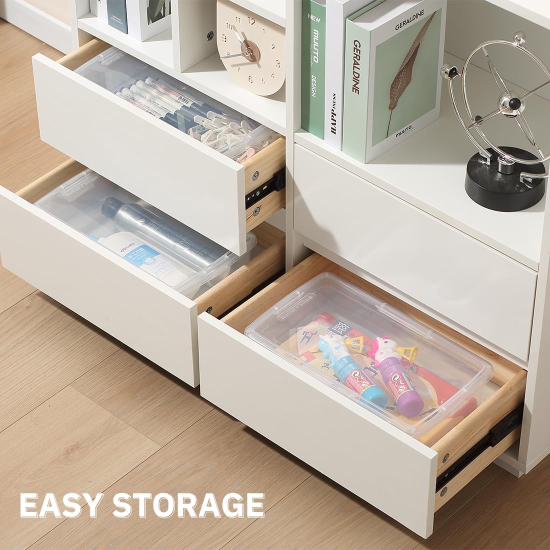 12 Pack 6Qt Shoe Storage Box Clear Plastic Storage box with Lid