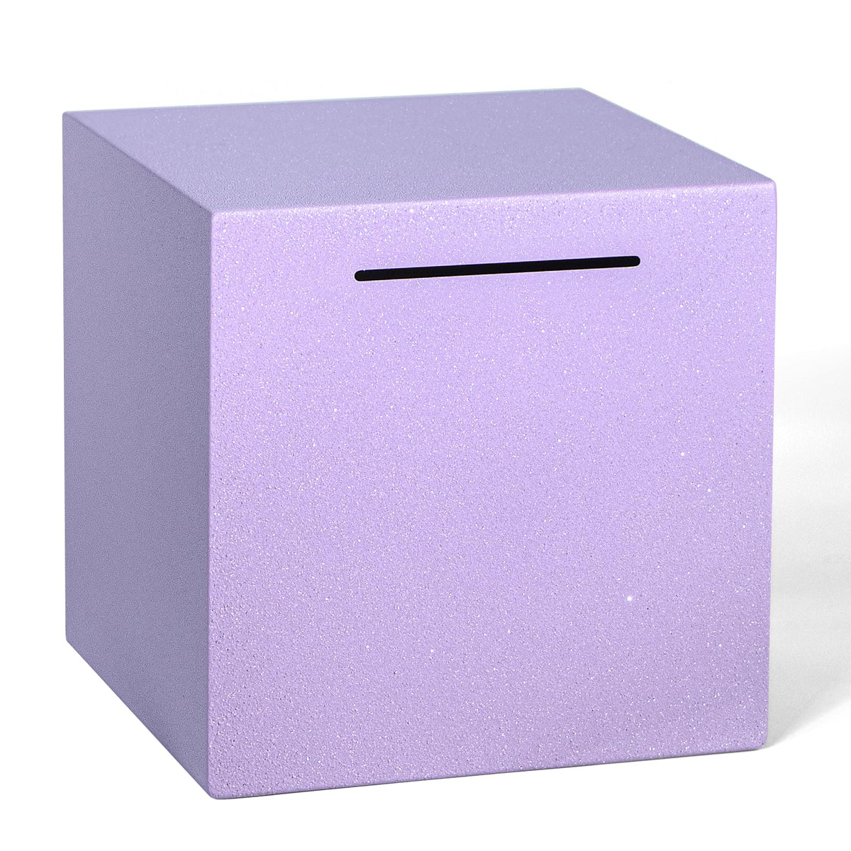Piggy Bank for Adults Must Break to Open, Metal Savings Box, Black 4.72-in