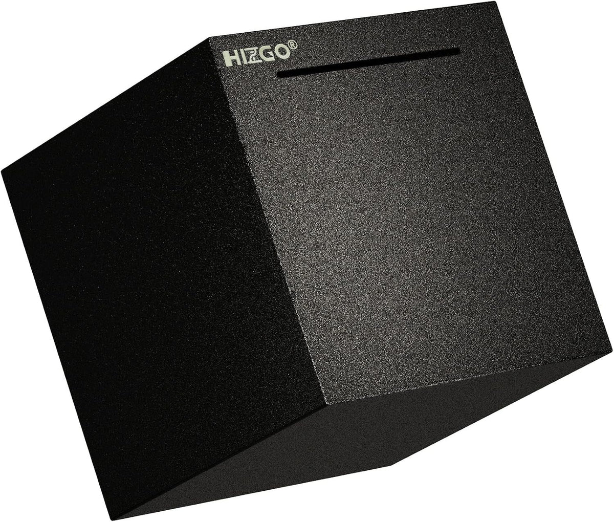 hizgo Adults Piggy Bank, Stainless Steel Bank Must Break Open, Black 4.72"