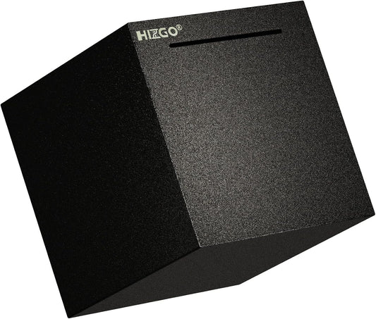hizgo Adults Piggy Bank, Stainless Steel Bank Must Break Open, Black 4.72"