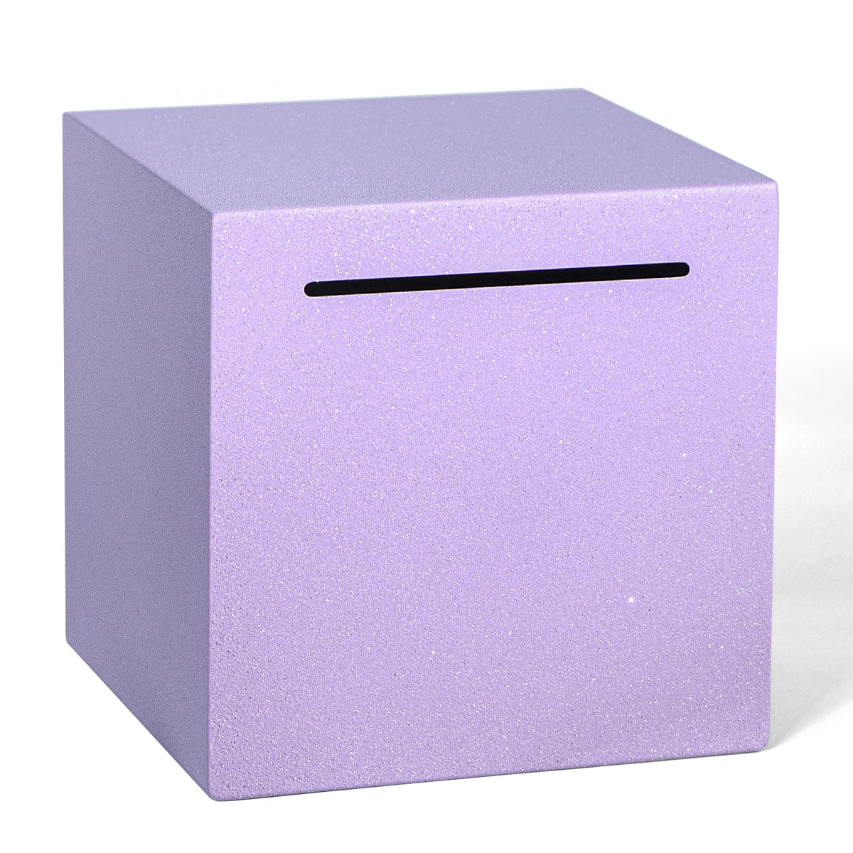 Piggy Bank for Adults Must Break to Open, Metal Savings Box, Black 4.72-in